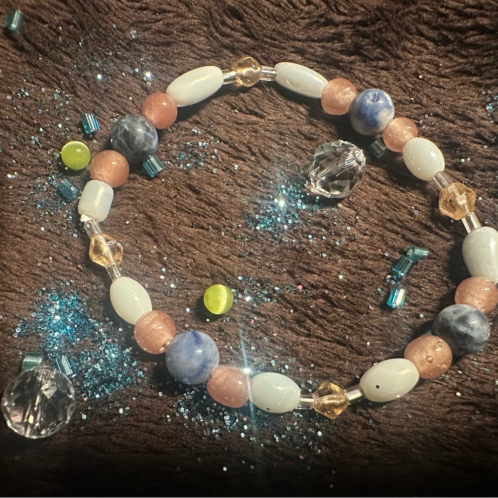 Pastel beaded bracelet